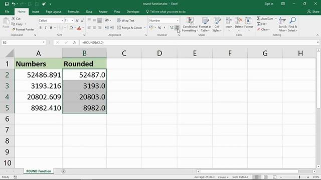Using the Excel ROUND Function to Round Numbers in Excel смотреть онлайн