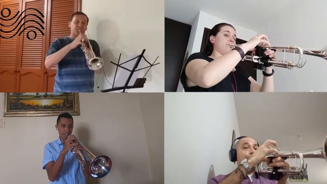Suite in F No.7 for four Trumpets - I Fuga смотреть онлайн