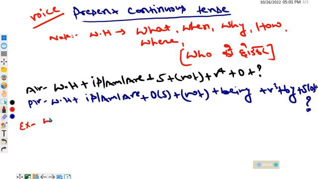 VOICE PART--- 6//GRAMMAR // PRESENT continuous TENSE wh family// EASY TRICK//VERY EASY смотреть онлайн