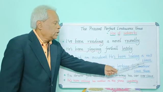 The present perfect continuous tense - Use of adverbs смотреть онлайн