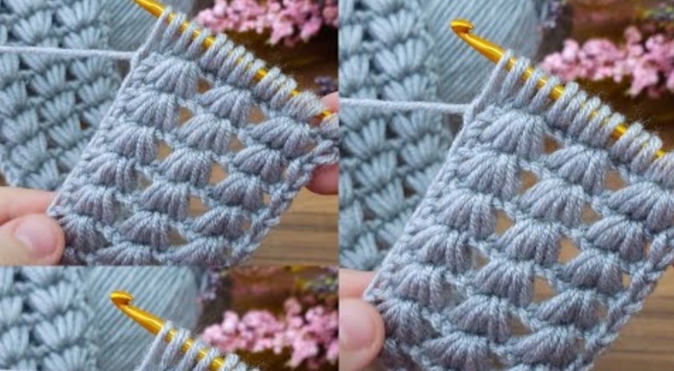 Повязка на голову крючком ?❤? Уроки вязания☺ Тунисское вязание #тунисскоевязание #урокивязания #вя