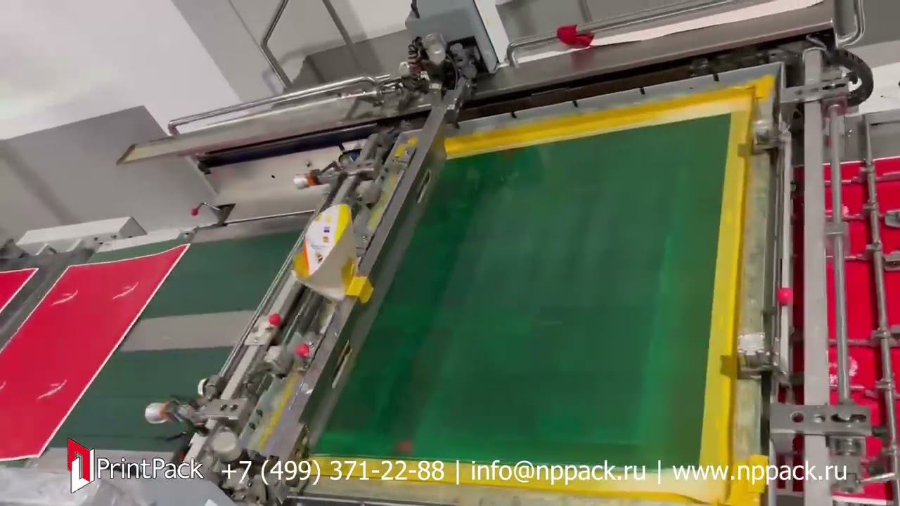 Автоматическая СТОП-цилиндровая трафаретная машина FENGTAI FT-1050 смотреть онлайн