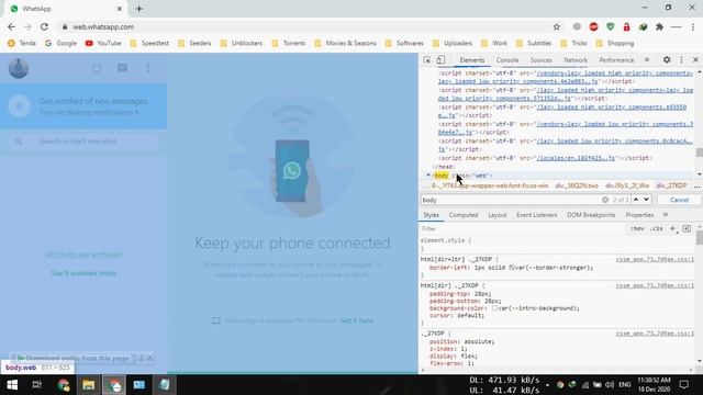 Enable Dark Mode/Dark Theme in Whatsapp Web on PC/Laptop |2020| смотреть онлайн
