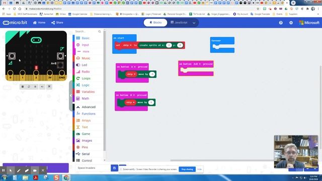 Making a Space Invaders game on Microbit part 1 смотреть онлайн