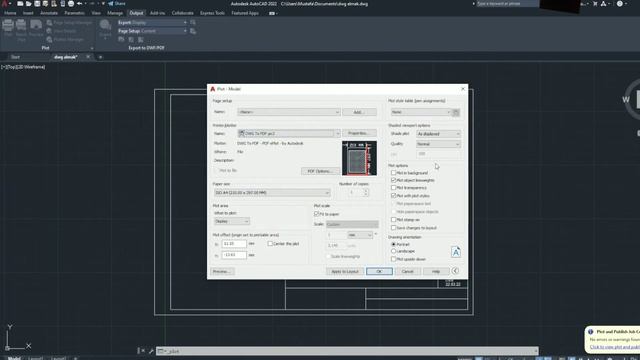 PROJENİ DWG VE PDF OLARAK KAYDET / Vizede çok işine yarayacak AutoCAD #teknikresim #autocad смотреть онлайн