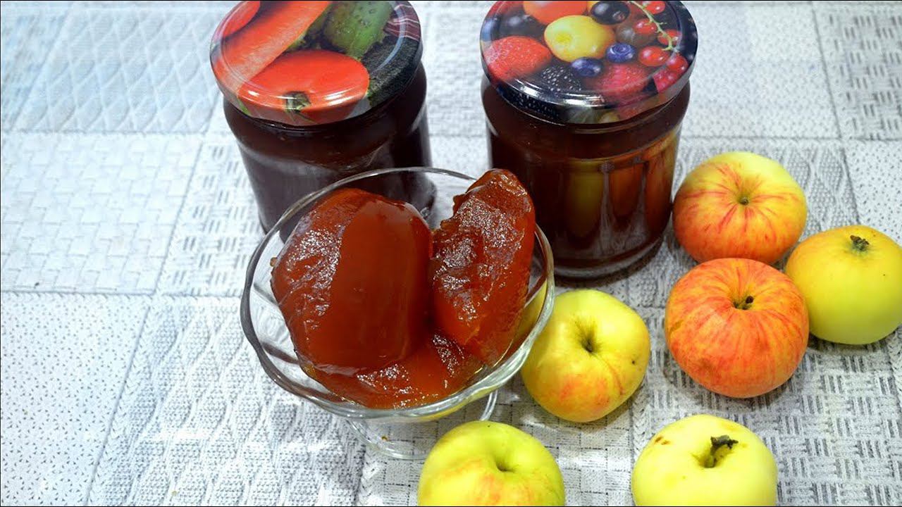 Яблочное повидло - самый простой рецепт приготовления! смотреть онлайн