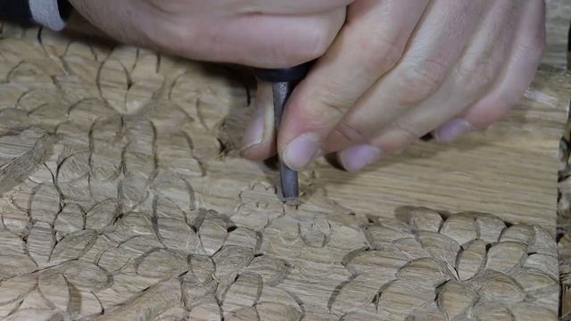 Relief wood carving. Creation process. 7 months to create смотреть онлайн