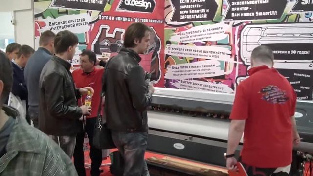 Стенд AT DESIGN (SMART UV) на выставке РЕКЛАМА 2013 смотреть онлайн