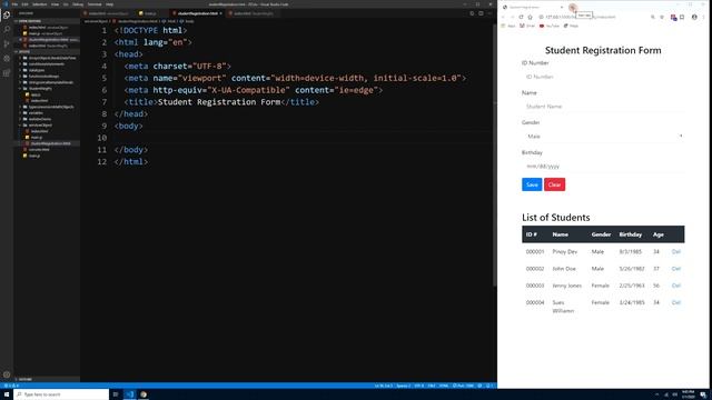 EP#7 - How to build a Student Registration Form UI. Learn the DOM Window Objects & Properties смотреть онлайн