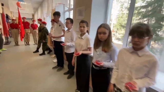 Торжественное посвящение в ряды ЮНАРМЕЙЦЕВ. г.Омск. 28.04.2023г. смотреть онлайн