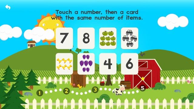 #1 Animal Math Games for Kids - Bessie - Counting to 10 смотреть онлайн