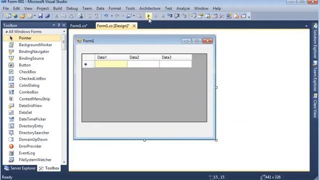 Basic DataGridView C# смотреть онлайн