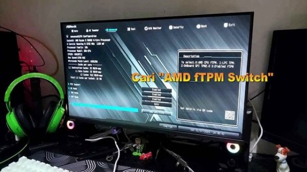 New CPU Installed, f TPM/PSP NV Corrupted FIX SOLUSI PEMBENARANNYA