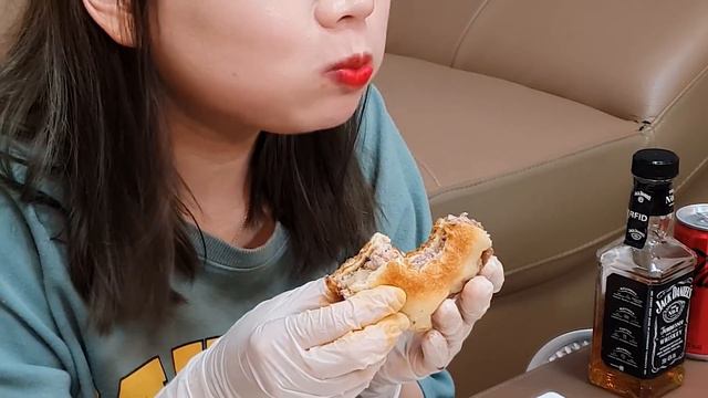 🍔리얼수제버거+Jack Coke,게다리살튀김🍷 수제버거로 끝판왕! 프랭크버거 신메뉴 2종 먹방 💃HAMBURGER MUKBANG ASMR EATINGSHOW REALSOUND
