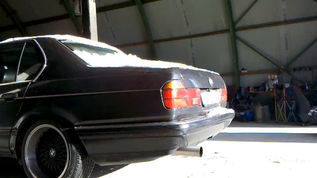 BMW E32 735 Sound M30B35 Stainless Steel 3" no cat смотреть онлайн