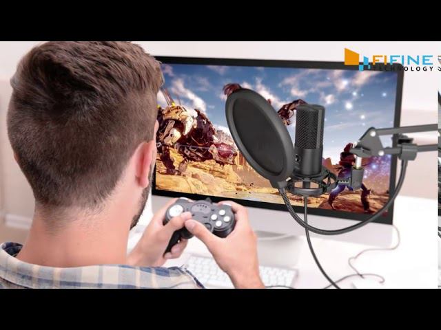 FIFINE Studio Condenser USB Computer Microphone смотреть онлайн