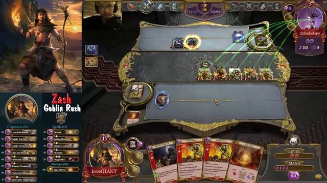 Spellweaver Ranked #17 Goblin Rush part 1 (English / Facecam) смотреть онлайн