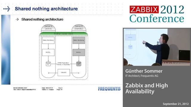 Zabbix Conference 2012 - Günther Sommer, Frequentis AG смотреть онлайн