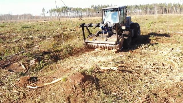 Самоходный мульчер Merlo TreEmme с фрезой FAE смотреть онлайн