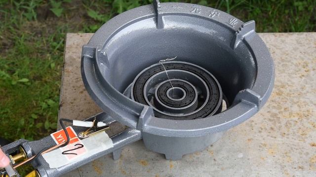 Газовая горелка 30 кВт, 2 контура. Первый тест. Короткая версия. смотреть онлайн
