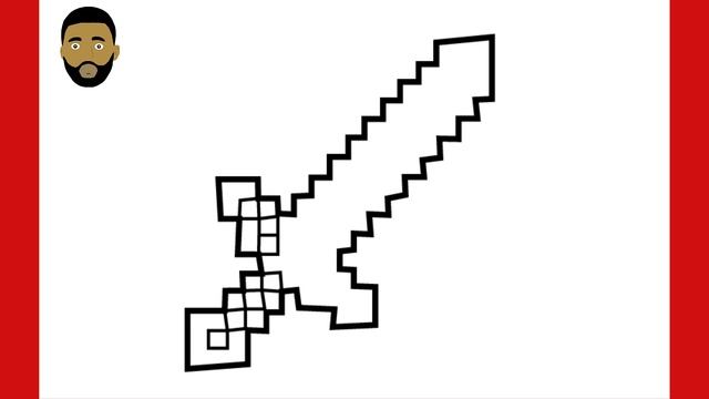 HOW TO DRAW MINECRAFT SWORD смотреть онлайн