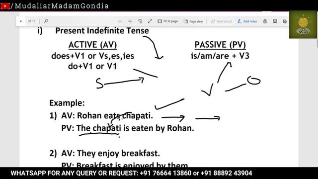 Active and Passive Voice | Explanation, EXERCISES & EXAMPLES | English Grammar | Part 1 | смотреть онлайн
