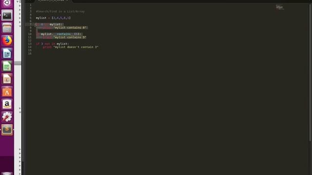 Python how to Search for an item in List or Array смотреть онлайн