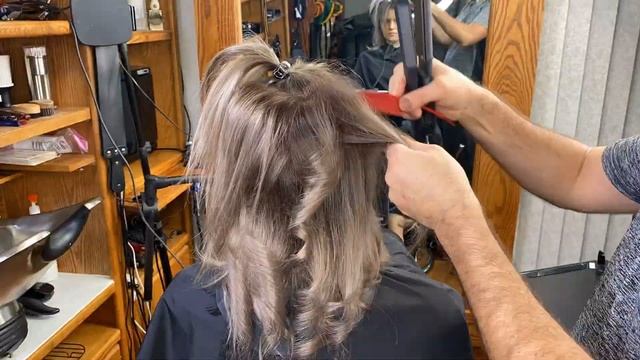 Из блондинки в брюнетку??♀️темно-русый??♀️From blonde to brunette @VitaliiRybachenko смотреть онлайн