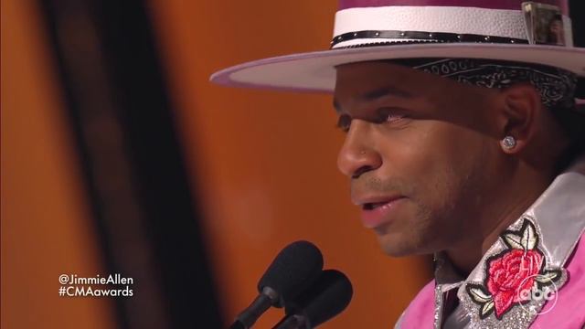 Jimmie Allen Accepts the 2021 CMA Award for New Artist of the Year - The CMA Awards смотреть онлайн