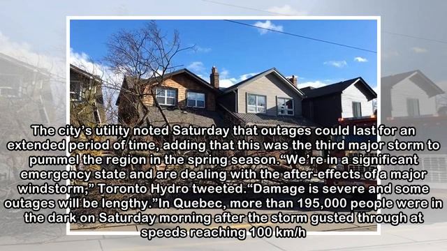 Hundreds of thousands without power following disastrous wind storm смотреть онлайн