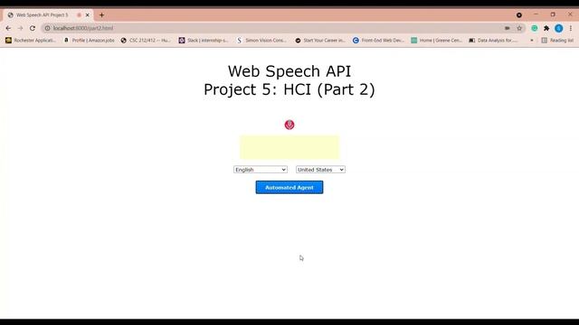 HCI: Project 5 Google Web Speech API смотреть онлайн