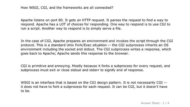PYTHON : How Python web frameworks, WSGI and CGI fit together смотреть онлайн