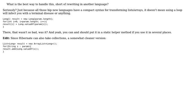 Software Engineering: What is the accepted best practice for Java type conversions? (3 Solutions!!) смотреть онлайн