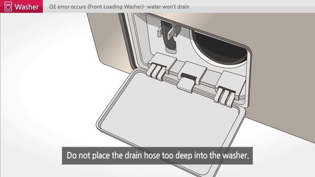 [LG Front Load Washer] - OE error or Water not Draining from Washer смотреть онлайн