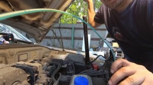 Промывка двигателя соляркой перед сменой масла