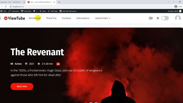 How to change menu and search bar? - ViewTube WordPress Theme смотреть онлайн