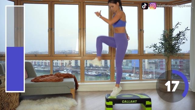 Step Aerobics Workout ? Burn Calories & Tone Whole Body