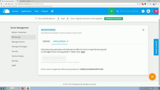 Overview Geral - Servidores na Cloudways смотреть онлайн