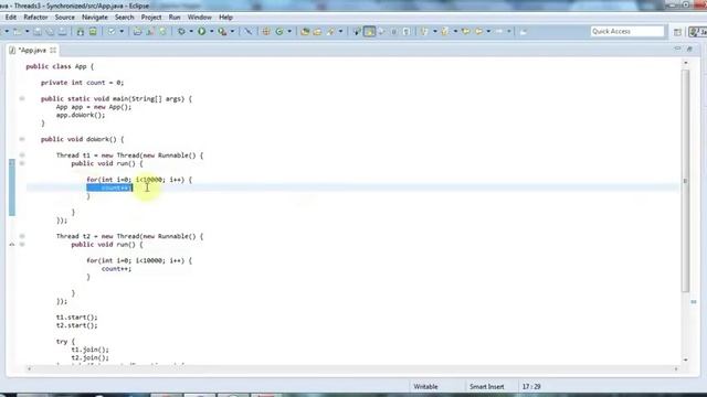 Advanced Java Multi threading Part 3 The Synchronized Keyword смотреть онлайн