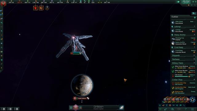 Exterminatus! Colossus destroys a planet! - Stellaris смотреть онлайн