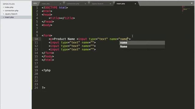 Step by Step CRUD Application in PHP WITH AJAX: Insert Operation, Jquery Search in Hindi смотреть онлайн