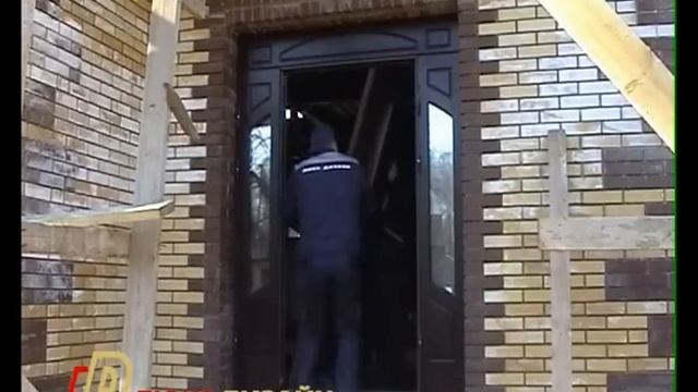 3. Монтаж двустворчатой двери со стеклопакетом смотреть онлайн