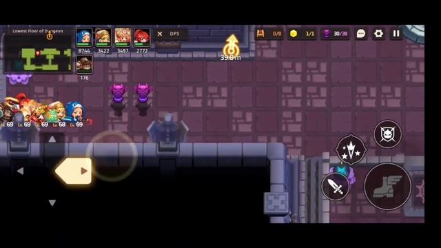 Guardian Tales 7-6 Gameplay [Nightmare] (Full 3 Star) | Lowest Floor of Dungeon смотреть онлайн