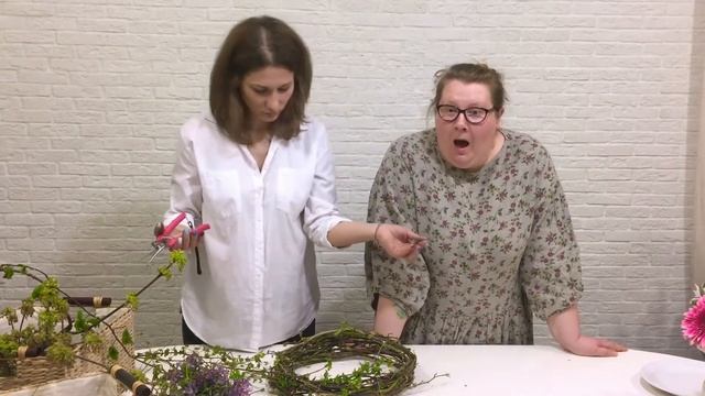 Венок для стола своими руками смотреть онлайн