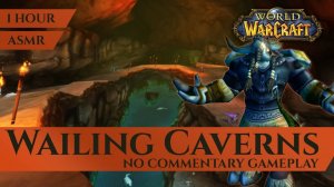 Wailing Caverns - Gameplay, No Commentary, ASMR (1 hour, 4K, World of Warcraft Vanilla)