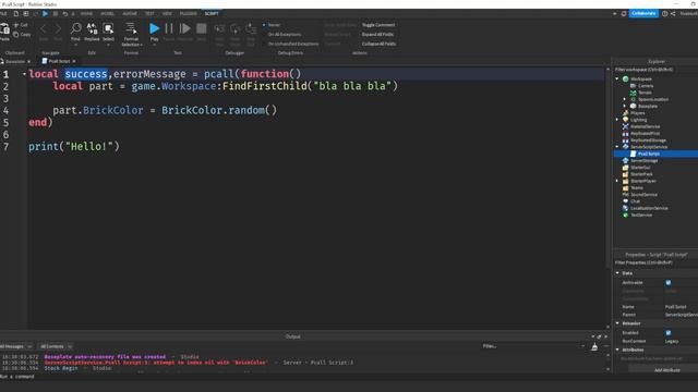 What is Pcall & How to Use It - Roblox Advanced Scripting смотреть онлайн