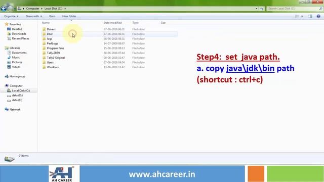 Java downloading & Setting Path смотреть онлайн