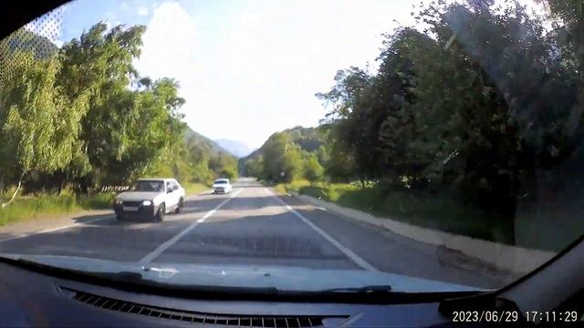 Дорога на Эльбрус. Баксанское ущелье. Июль 2023. Запись с видеорегистратора FullHD 1080p смотреть онлайн