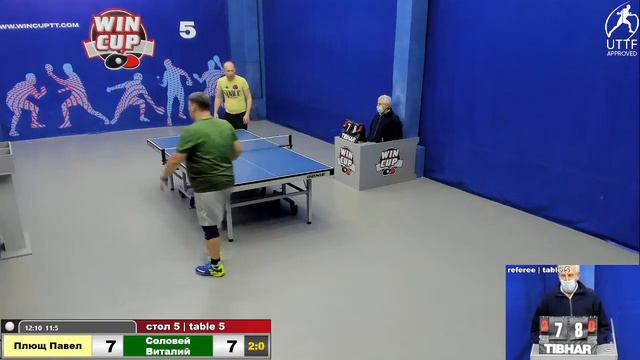 10:30 Плющ Павел 3-2 Соловей Виталий cтол 5 ЮГ- 2 03.12.21 смотреть онлайн