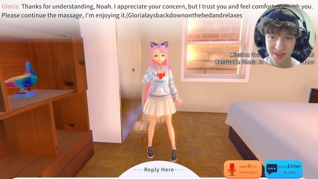 Rizzing Up My AI Girlfriend... | Yandere AI Girlfriend Simulator смотреть онлайн